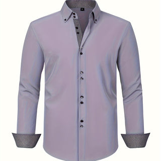 Arnaud | Chemise élégante légère à détails contrastés