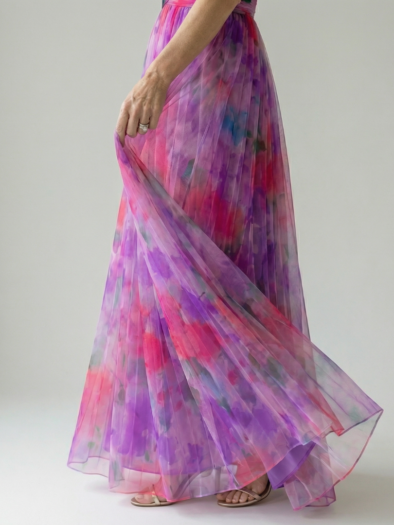 Isel | Robe maxi portefeuille légère et élégante