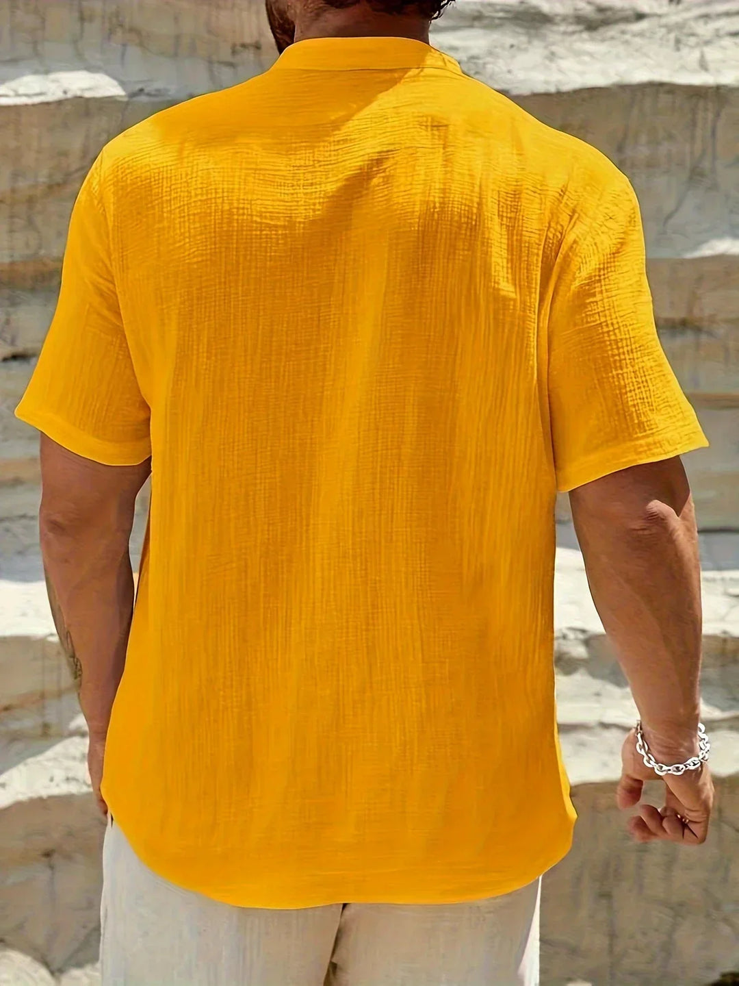 Noah | Chemise Estivale à Col Haut