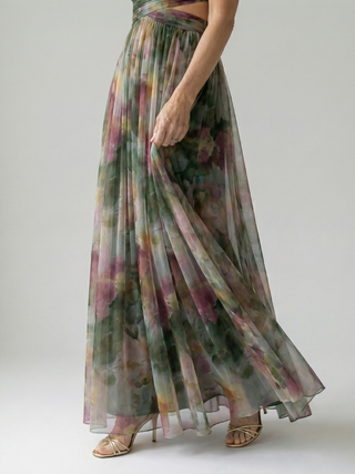 Isel | Robe maxi portefeuille légère et élégante
