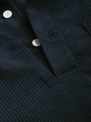 Benoît | Chemise en velours côtelé à demi-boutons