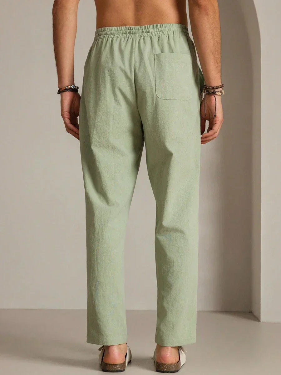 Léon | Pantalon d'Été de Luxe en Coton