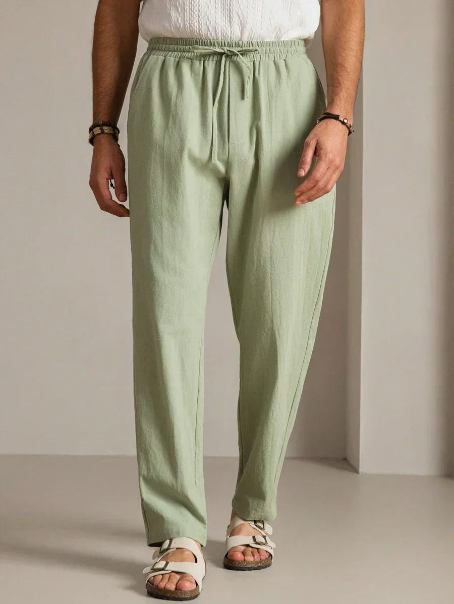 Léon | Pantalon d'Été de Luxe en Coton