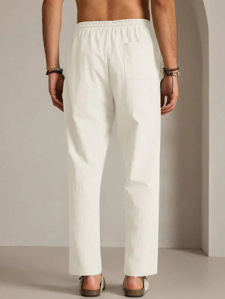 Léon | Pantalon d'Été de Luxe en Coton