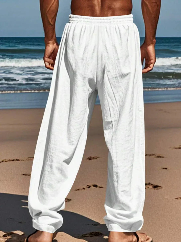 Mathis | Pantalon Lin Respirant Poches Profondes