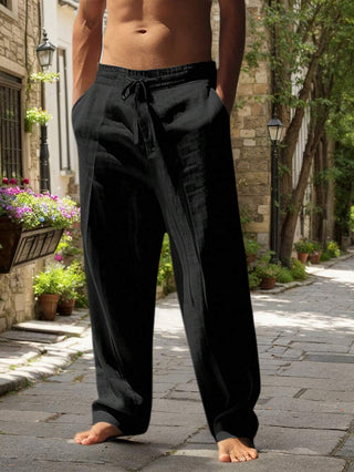 Mathis | Pantalon Lin Respirant Poches Profondes