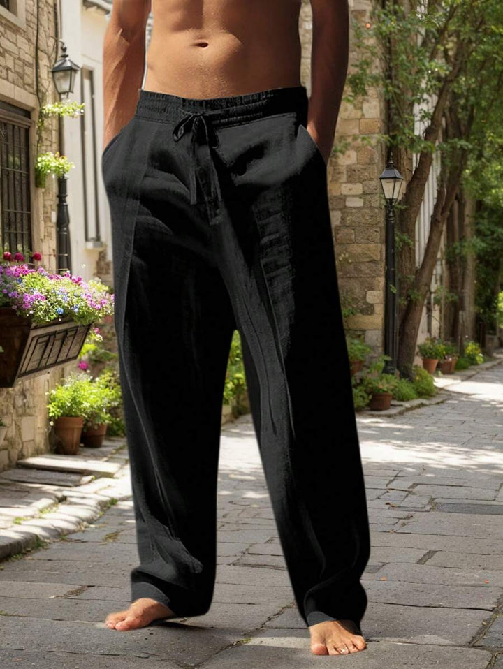 Mathis | Pantalon Lin Respirant Poches Profondes