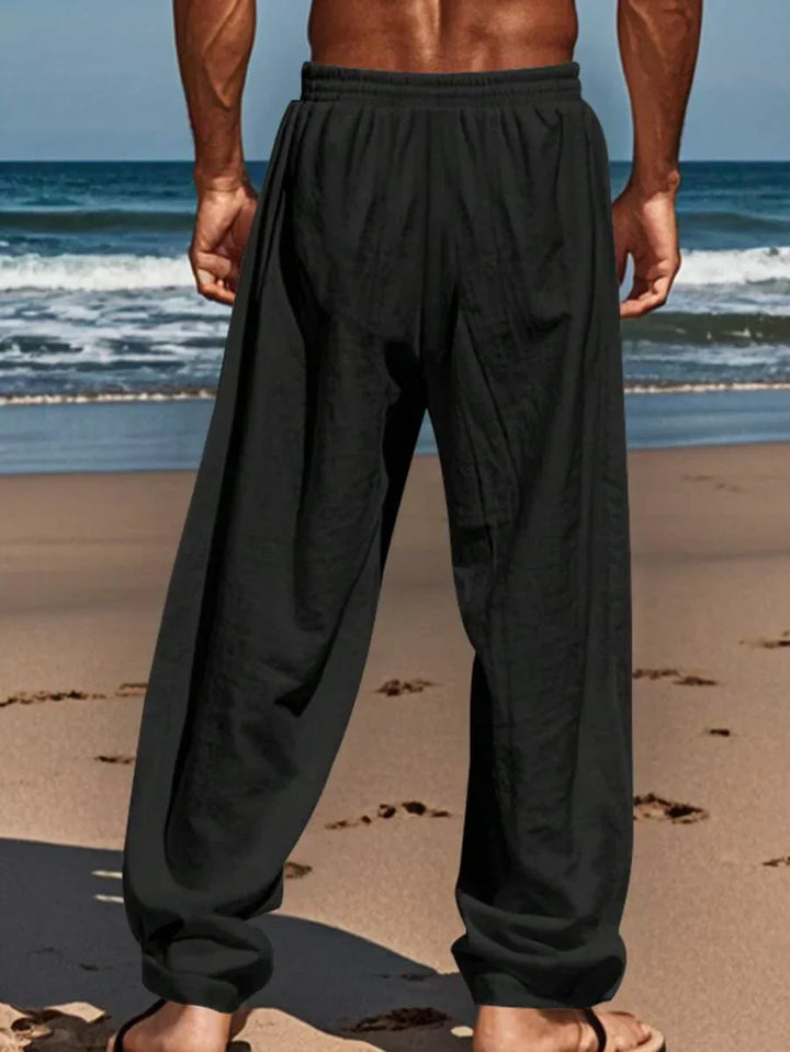 Mathis | Pantalon Lin Respirant Poches Profondes
