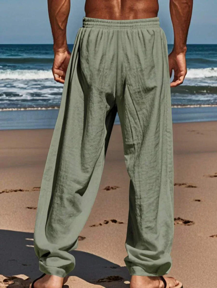 Mathis | Pantalon Lin Respirant Poches Profondes