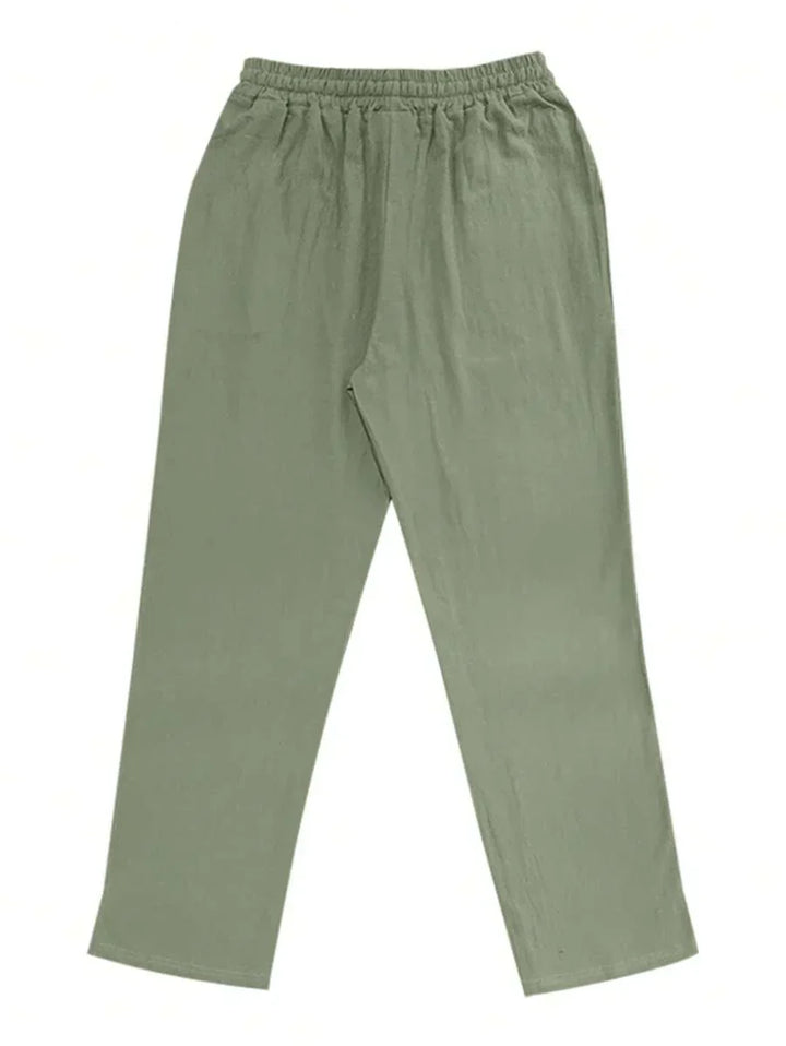 Mathis | Pantalon Lin Respirant Poches Profondes