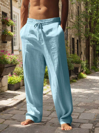 Mathis | Pantalon Lin Respirant Poches Profondes