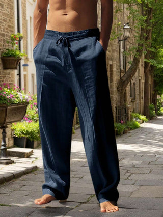 Mathis | Pantalon Lin Respirant Poches Profondes
