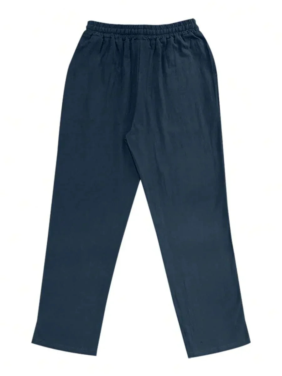 Mathis | Pantalon Lin Respirant Poches Profondes