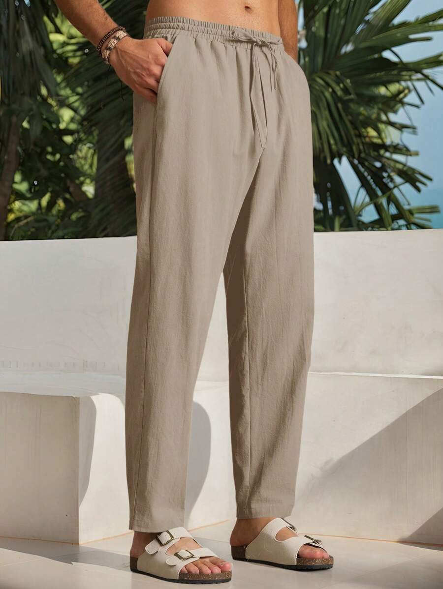 Léon | Pantalon d'Été de Luxe en Coton