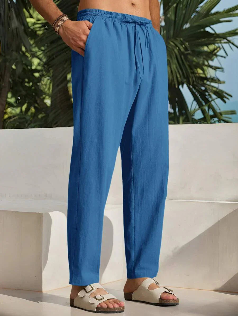 Léon | Pantalon d'Été de Luxe en Coton