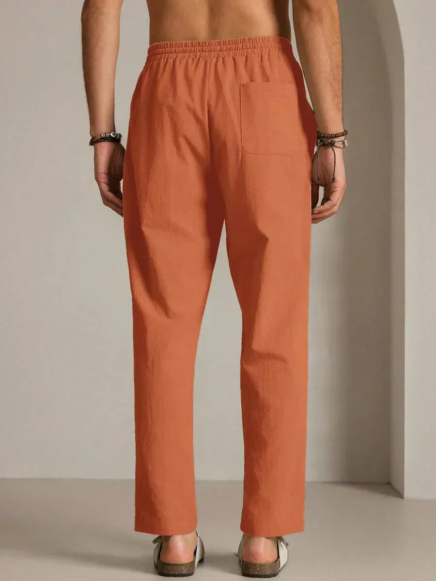 Léon | Pantalon d'Été de Luxe en Coton
