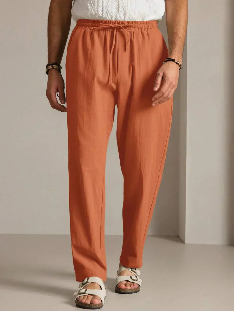 Léon | Pantalon d'Été de Luxe en Coton