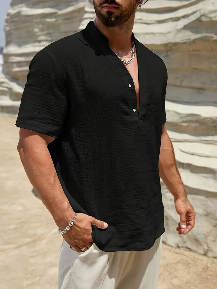 Noah | Chemise Estivale à Col Haut