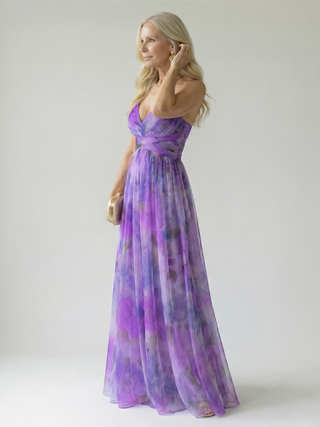 Isel | Robe maxi portefeuille légère et élégante