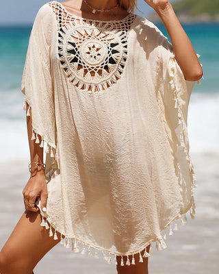 Chrissy | Robe de plage en crochet au charme bohème