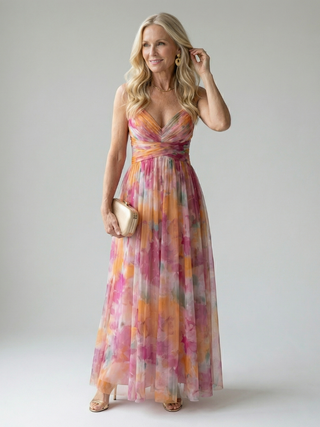 Isel | Robe maxi portefeuille légère et élégante