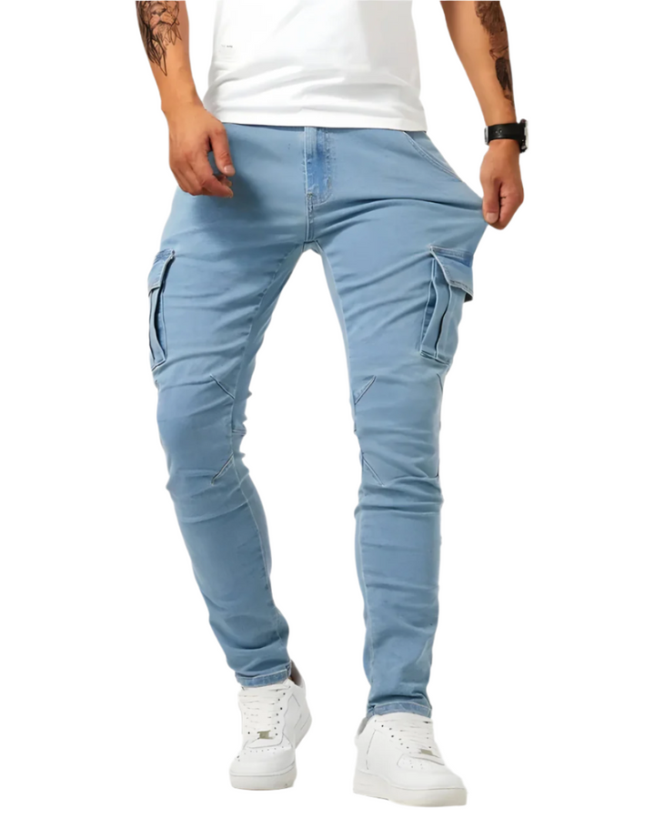 César | Pantalon Cargo Stretch Flexible