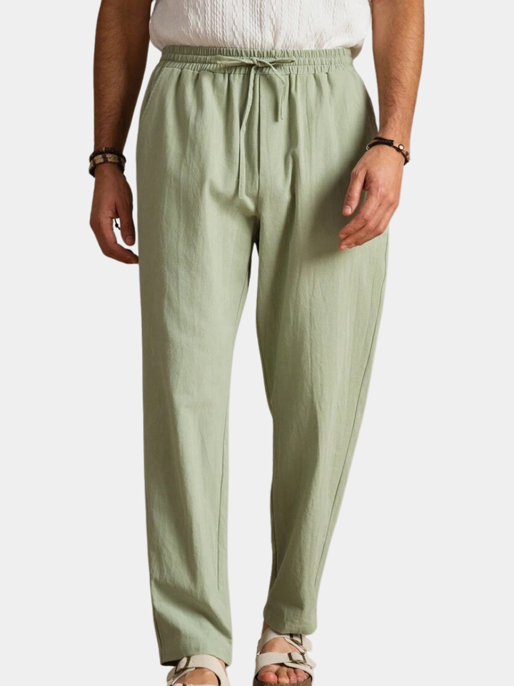 Léon | Pantalon d'Été de Luxe en Coton