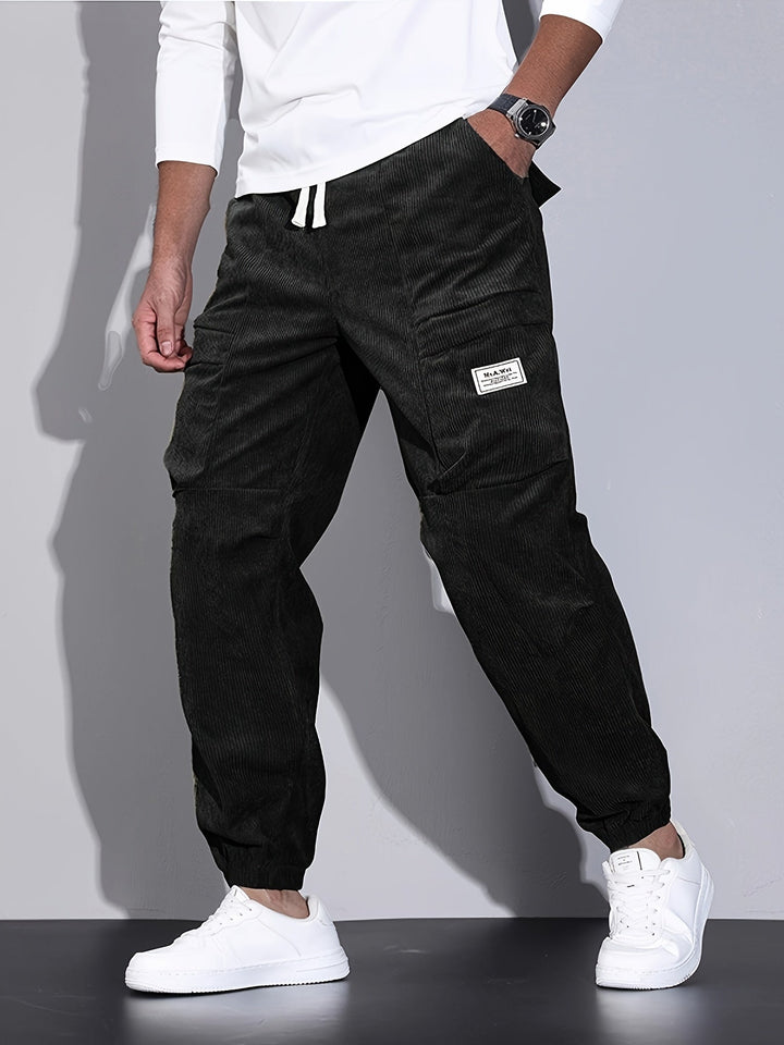 Renaud | Pantalon Cargo en Corduroy Raffiné