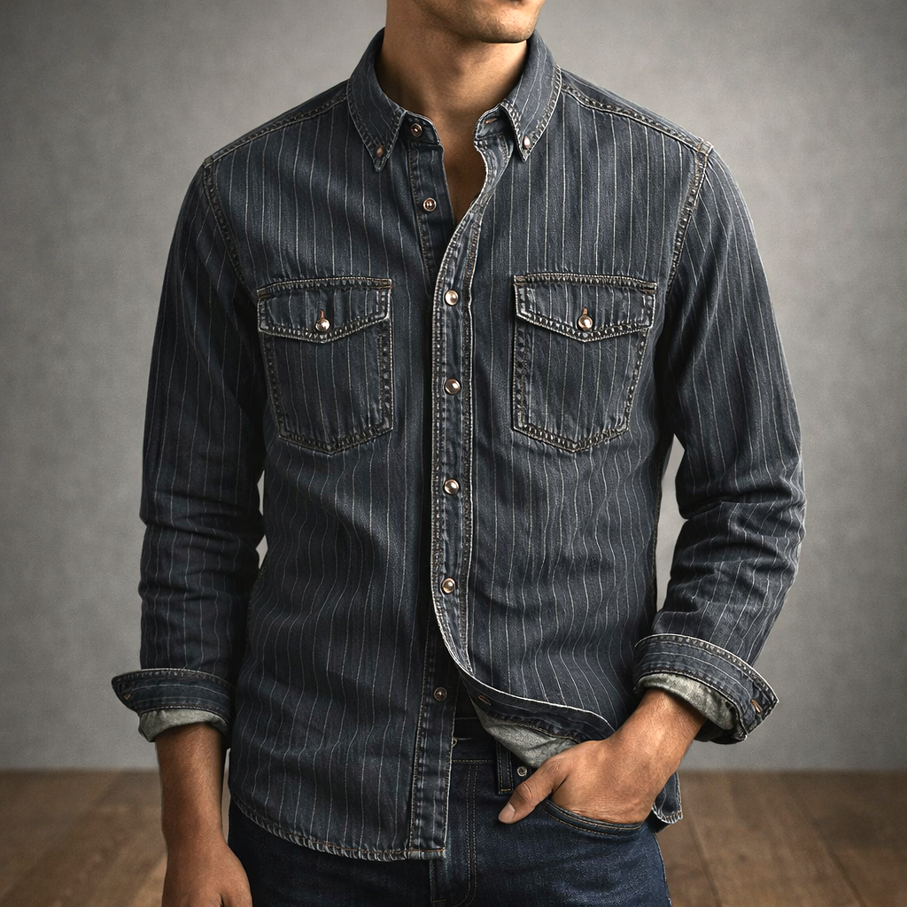 Henri | Chemise à rayures vintage