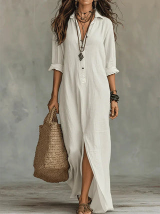 Wilhelmine | Robe Maxi Flatteuse au Quotidien