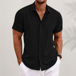 Rémy | Chemise en lin à manches courtes