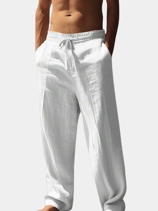 Mathis | Pantalon Lin Respirant Poches Profondes