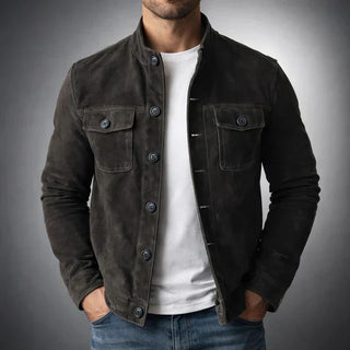 Marc | Veste élégante suédée