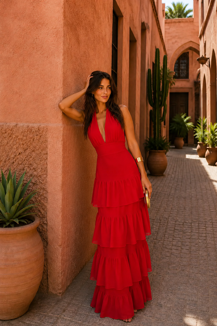 Robe Manila en rouge