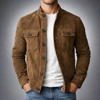 Marc | Veste élégante suédée