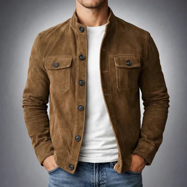 Marc | Veste élégante suédée