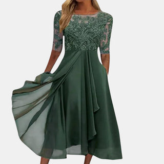 Kim | Robe élégante en dentelle au charme féminin