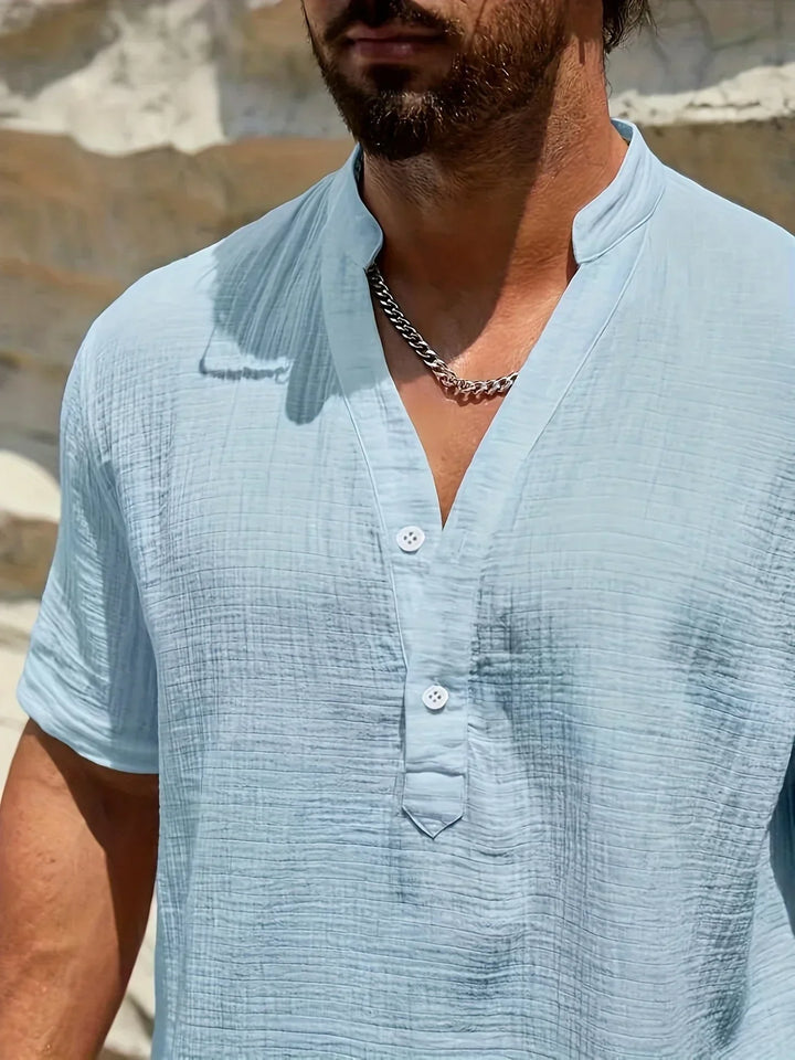Noah | Chemise Estivale à Col Haut