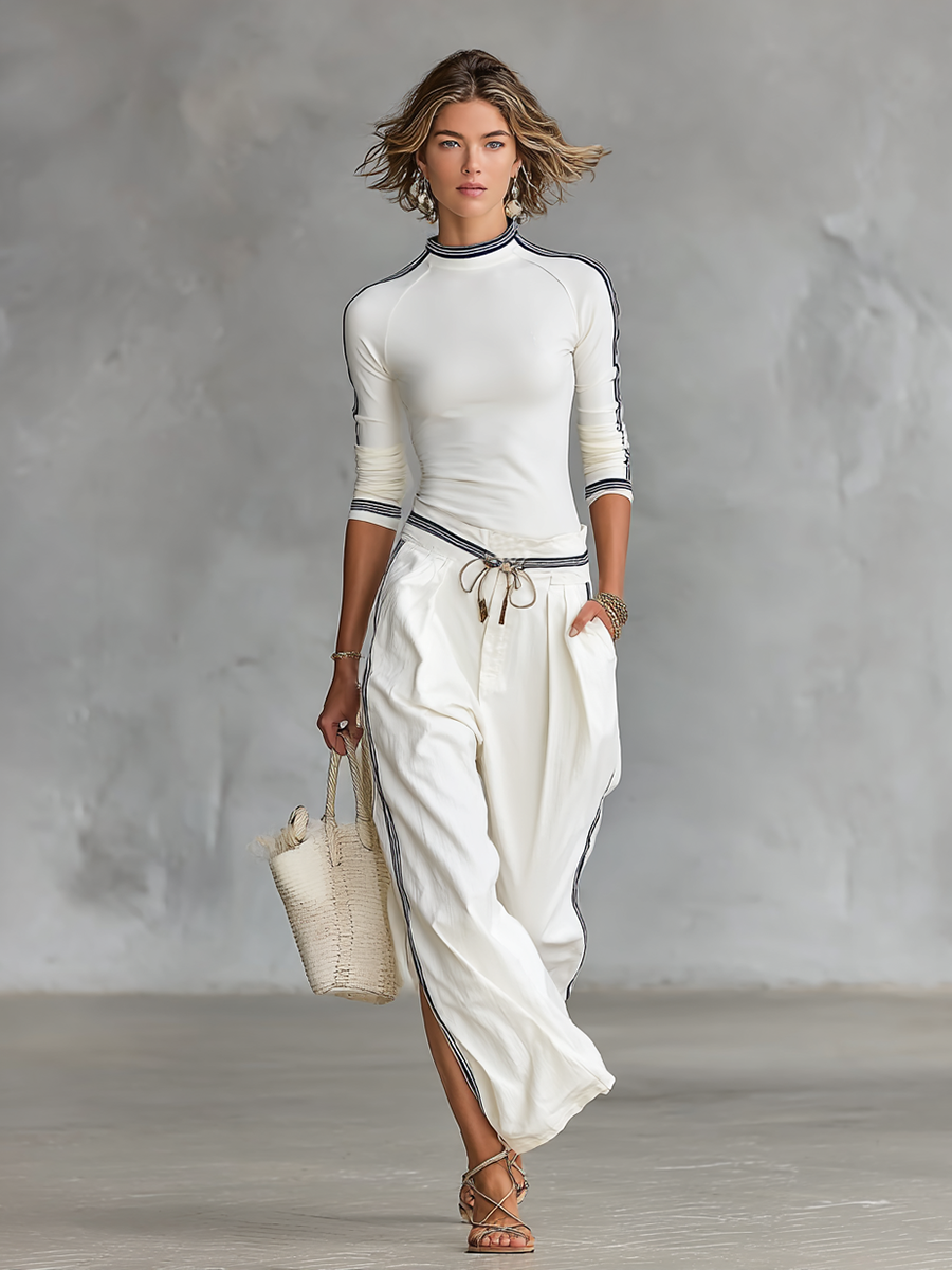 Mireille | Ensemble Sportswear Pantalon Large