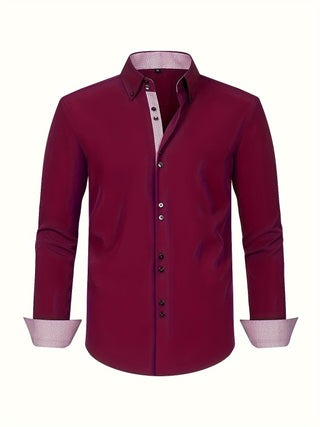 Arnaud | Chemise élégante légère à détails contrastés