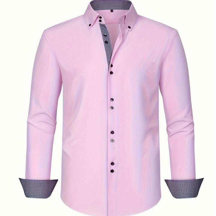 Arnaud | Chemise élégante légère à détails contrastés