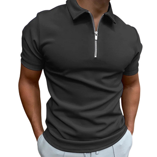 Florian | Polo moderne à zip mi-haut