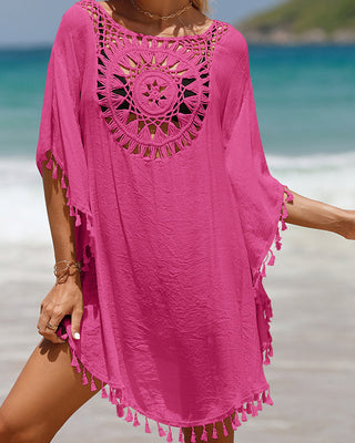 Chrissy | Robe de plage en crochet au charme bohème