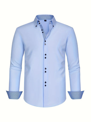 Arnaud | Chemise élégante légère à détails contrastés