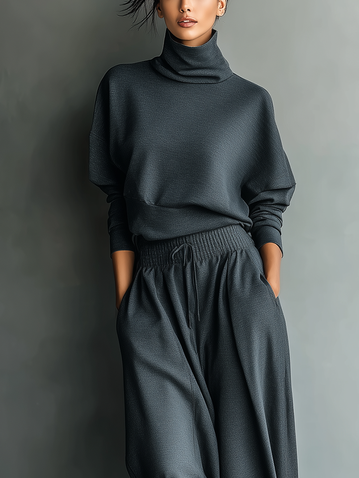 Bernadette | Ensemble Tricot Pantalon Large