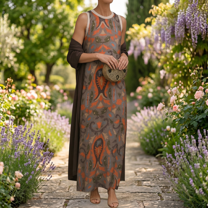 Daniela | Robe élégante avec étole assortie
