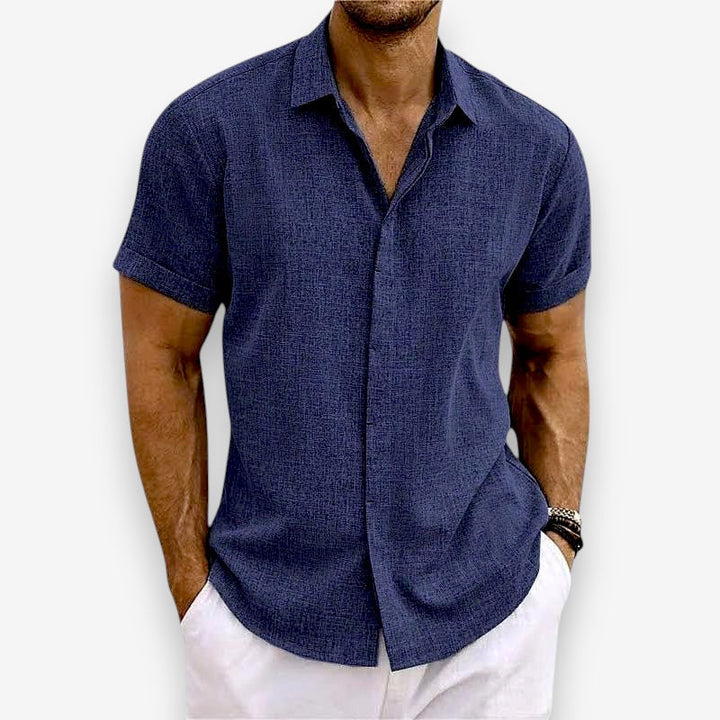 Max | Chemise Lin Manches Courtes