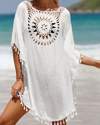 Chrissy | Robe de plage en crochet au charme bohème