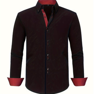 Arnaud | Chemise élégante légère à détails contrastés