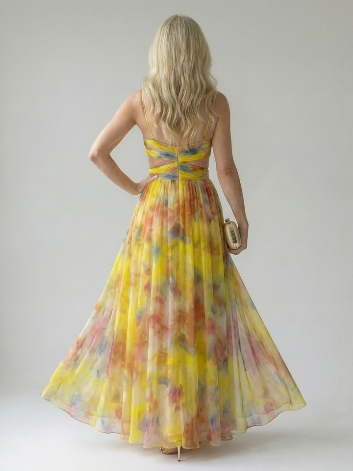 Isel | Robe maxi portefeuille légère et élégante